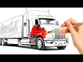 Coloring Coca Cola Truck The Big Truck Hits the Road - Coloring Pages