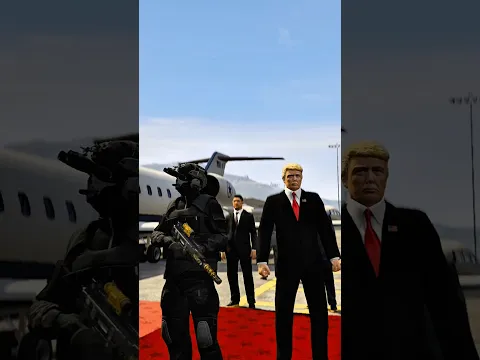 مهمة تأمين الرئيس خلال زيارته 😨 #gta #gta5