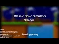 Classic Sonic Simulator Slander