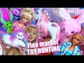 Flea market TOY HUNTING - vintage modern