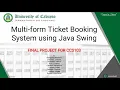 Multi-form Ticket Booking System using Java Swing