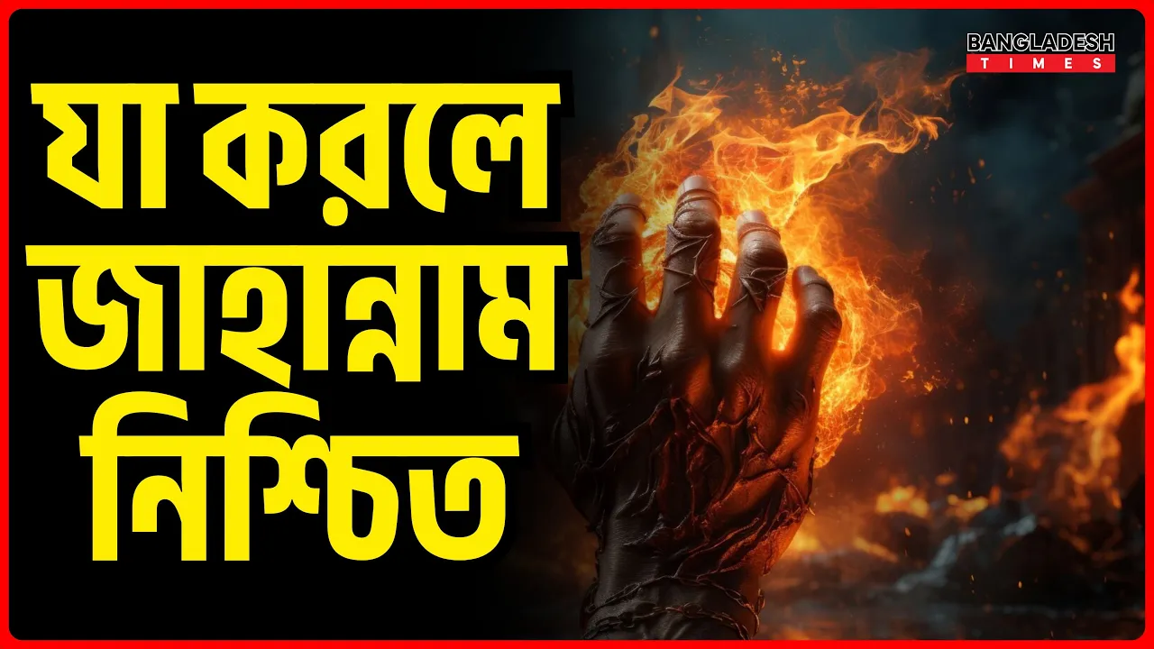 যা করলে জাহান্নাম নিশ্চিত