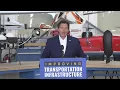 Governor DeSantis Makes Announcement at Embry-Riddle Aeronautical University