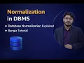Normalization in DBMS Database Normalization Explained Bangla Tutorial