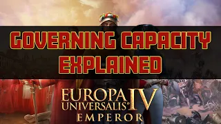 EU4 EMPEROR - GOVERNING CAPACITY EXPLAINED FOR BEGINNERS