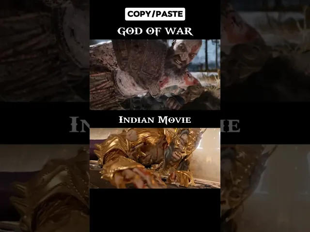 أكثر نسخ لصق ستراه في حياتك   Mahavatar Narsimha movie copies scenes from God of War