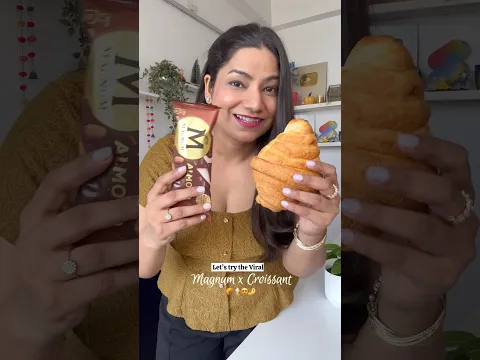 Ye Viral trend try kia ?? 🥐🍨 #viralvideo #trending