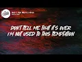 blink-182 - Don't Tell Me That I'ts Over (Lyrics)