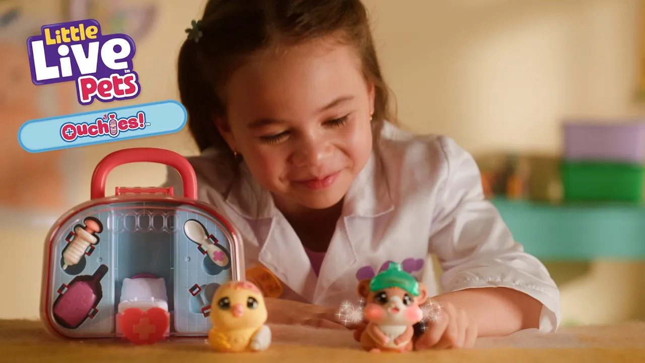 Moose Top TV Commercials — Little Live Pets Ouchies Vet Kit (YouTube video ad)
