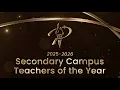 2026 Prosper ISD Secondary Campus Teachers of the Year
