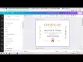 How to Edit Certificate of Appreciation Achievement from Etsy