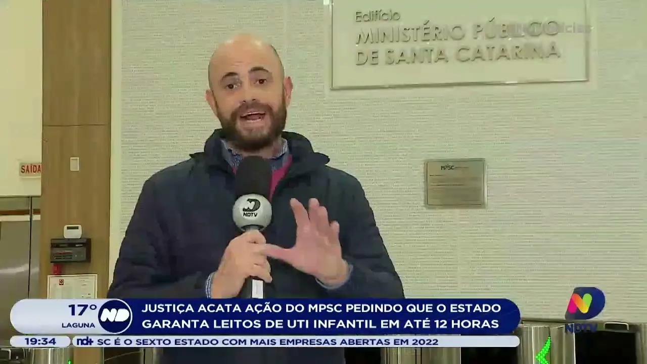 Ação do MPSC pedindo leitos de UTI infantil em até 12 horas é acatada