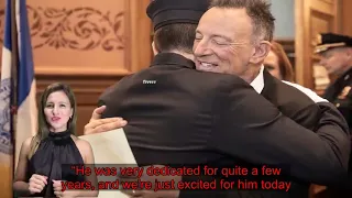 Sam Springsteen Son Of Rock Icon Bruce Springsteen Sworn In As Firefighter
