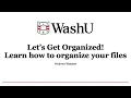Let s Get Organized Learn How to Organize Your Files