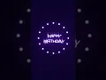 Download Lagu HAPPY BIRTHDAY STATUS 🥳🎉||BLACK SCREENWHATSAPP STATUS VIDEO #short#happybirthday#status#shorts#love