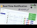 Real-Time Notifications in Node js with Pusher Complete Tutorial