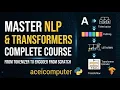 Master NLP Transformers Python From Tokenization Custom Transformer Encoder Scratch