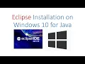 Eclipse 2021 Installation on Windows 10 for Java
