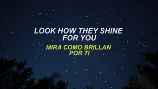 Download Coldplay - Yellow (Letra Lyrics English/Spanish - Español/Inglés) MP3