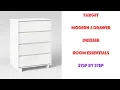 Target Store Drawer Setup Made Simple Your Step-by-Step Tutorial Modern 4 Drawer Dresser Target