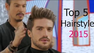 new style 2016 top 5 new hairstyle tutorial for men