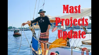 Westsail 32 Mast is Off the Boat