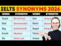 30 Most Important IELTS Vocabulary Synonyms for 2026