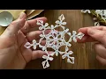 Snowflake A unique work of art with your own hands Cozy needlework
