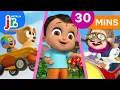 MEGA Playtime Cartoon Compilation 30 MINS Bad Dinosaurs Dog Days Out More Netflix Jr