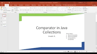 Java Collections - Comparator Interface