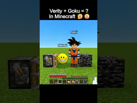 Verity + Goku = ? In Minecraft π€π²
