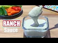 Best Homemade Ranch Sauce Recipe Dip and Dressing
