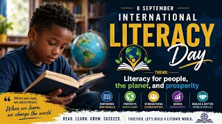 International Literacy Day 2026 Promo | Shawntell Morgan