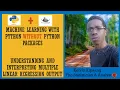 Machine Learning With Python Multiple Linear Regression Without Machine Learning Packages