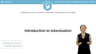 Python Tutorial Introduction to tokenization