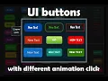 UI buttons - different animation click in unity