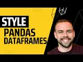 Style Python Pandas DataFrames Conditional Formatting Color Bars and more