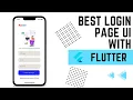 Flutter Login Page UI Speed Code
