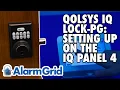 Qolsys IQ Lock-PG Setting Up on IQ4 Panel