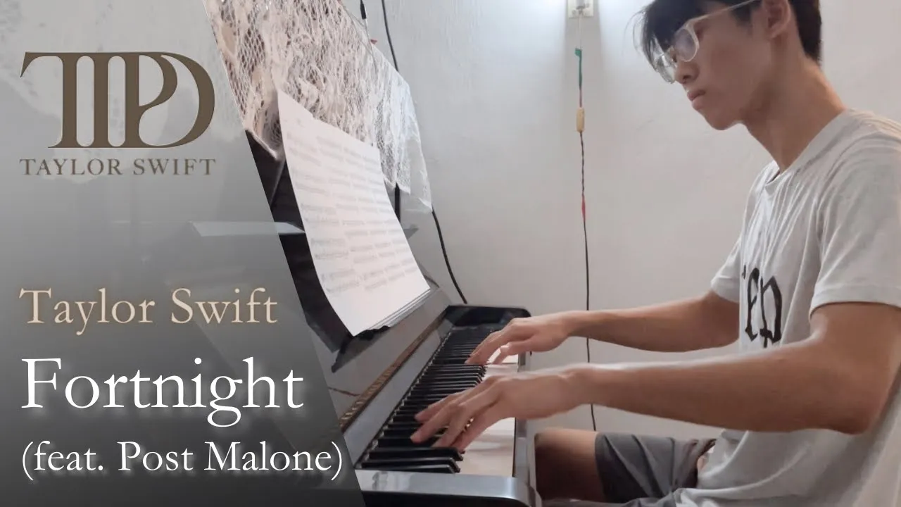 Taylor Swift: Fortnight (feat. Post Malone) | Piano Cover by Jin Kay Teo Taylor Swift: Fortnight (feat. Post Malone) | Piano Cover by Jin Kay Teo