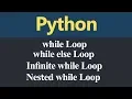 While Loop and Nested while Loop in Python Hindi