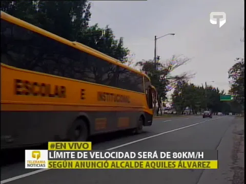 Límite de velocidad será de 80Km/h según anunció alcalde de Aquiles Álvarez