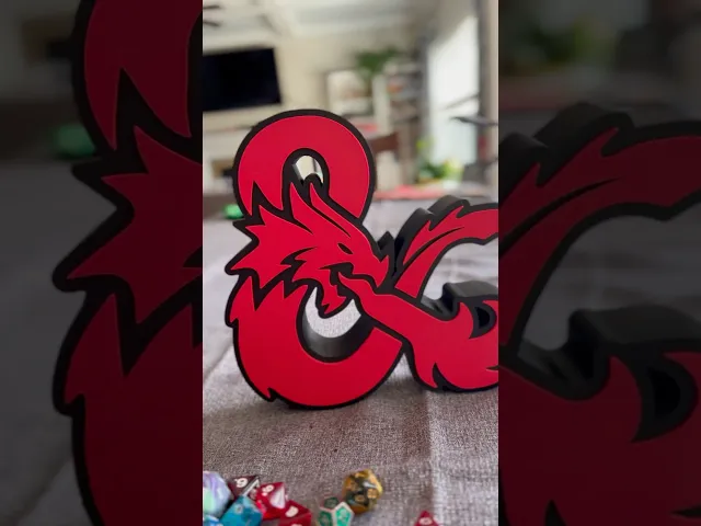 Dungeon and Dragons Logo Dice Tower video thumbnail