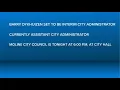 Moline expected to approve appointment of new city administrator