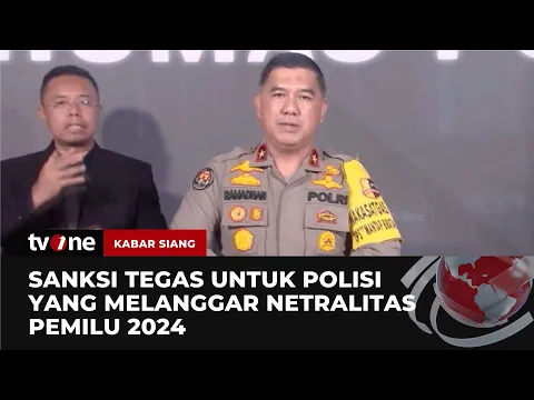 Polri Berkomitmen untuk Bersikap Netral pada Pemilu 2024