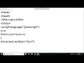 print number from 1 to 10 and sum in javaScript program in html