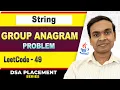 Group Anagrams LeetCode 49 HashMap Sorting DSA in Java Full Course