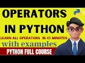 OPERATORS IN PYTHON basic operators