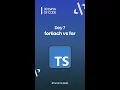 ForEach vs For Typescript Day 7