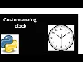 Create a Real-Time Analog Clock in Python Using Pygame Step-by-Step Tutorial